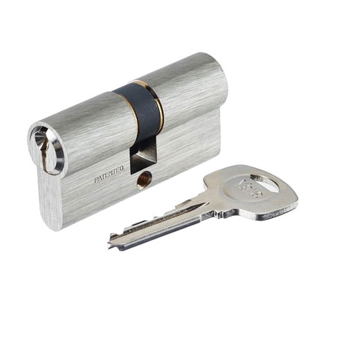 Cilindru standard patentat Yale 10-0552-5050-00-2201, 3 chei, 5 pini, nichel satinat
