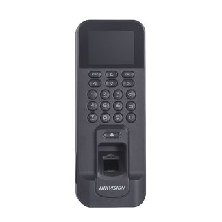 Cititor biometric de interior IP WiFi Hikvision DS-K1T804AMF, 2.4 inch, Mifare, 13.56 MHz, 3.000 amprente, 3.000 carduri, 100.000 evenimente