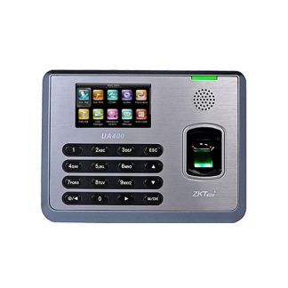 Controler de acces IP biometric ZKTeco TA-UA400ZMM-1, ecran 3 inch, parola, 3.000 amprente, 10.000 carduri, 100.000 evenimente