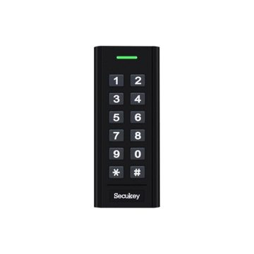 Cititor de proximitate cu tastatura OSDP Secukey XK6-RX, EM/Mifare/HID, IP66, interior/exterior