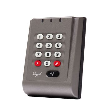 Cititor de proximitate cu tastatura Soyal AR 757 HBR, cod PIN, 1024 cartele, 3000 evenimente, 12 V
