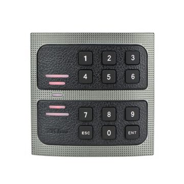 Cititor de proximitate cu tastatura ZKTeco ACC-ER-KR502EL, Wiegand 34, EM, cod PIN, 125 KHz, interior/exterior