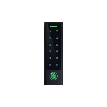 Cititor biometric standalone WiFi cu card si tastatura touchscreen Secukey CF3-WIFI, 125 kHz, cumpatibil Tuya