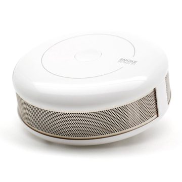 Detector de fum si temperatura smart Fibaro Smoke FGSD-002 ZW5, Z-Wave Plus, 868/869 MHz, RF 50 m, sirena