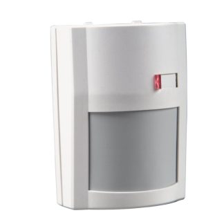 Detector de miscare adresabil dual PIR DSC AMB 300, 15x18 m, 90 grade, lentila interschimbabila