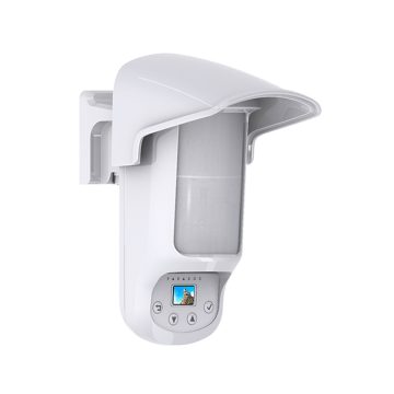 Detector de miscare exterior Quad PIR si MW Paradox Envy NVX80, 16 m, 90 grade, pet immunity, antimasking, creep zone, carcasa/suport inclus