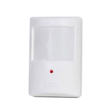 Detector de miscare wireless dual PIR Elmes PTX 50, 18 m, 90 grade, lentila interschimbabila, 433 MHz, RF 50 m