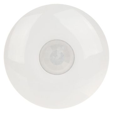 Detector de miscare wireless PIR Hikvision AX PRO DS-PDCL12-EG2-WE, 12 m, 360 grade, 172 zone, creep zone, 868 MHz, RF 1600 m