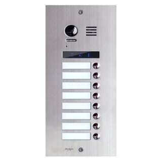 Videointerfon exterior modular DMR21-S8, 8 familii, ingropat, bloc