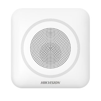 Sirena stroboscopica wireless de interior Hikvision AX PRO DS-PS1-II-WE, 110 dB, 868 MHz, RF 1000 m, LED Albastru