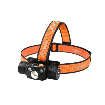 Lanterna profesionala pentru cap Acebeam H30 R+UV, 4000 lumeni, 208 m