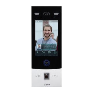 Videointerfon de exterior Dahua VTO7541G-S2, 2 MP, 8 inch, recunoastere faciala/amprenta/card, aparent/ingropat, 12 V
