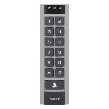 Tastatura LED de partitie cu cititor de proximitate Satel INT-SCR-BL, iesire yala electrica, monitorizare usa, buzzer