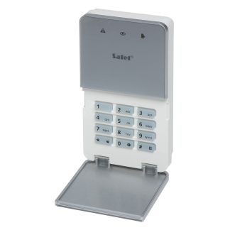 Tastatura LED de partitie Satel INT-SF-SSW, 3 butoane functionale, iesire yala electrica, monitorizare usa