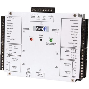 Interfata completa de acces HID 72000XEB0NX V2000, 2 intrari, 12-18 V