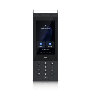 Interfon de interior/exterior Ubiquiti UA-INTERCOM, aparent, IP65, Bluetooth, NFC, MIFARE, PoE, microfon, difuzor