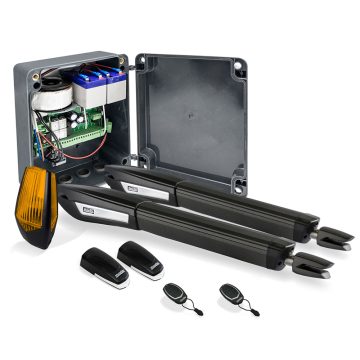 Kit automatizare poarta batanta Motorline JAG 400, 5 m/canat, 80 W, 24 V