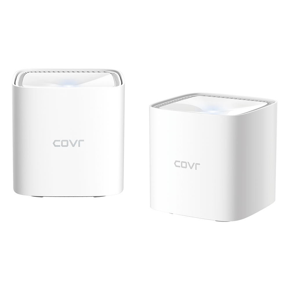 Kit Mesh wireless Gigabit Dual Band D-Link COVR-1102, 2 porturi, 2.4/5.0 GHz, MU-MIMO, 1200 Mbps