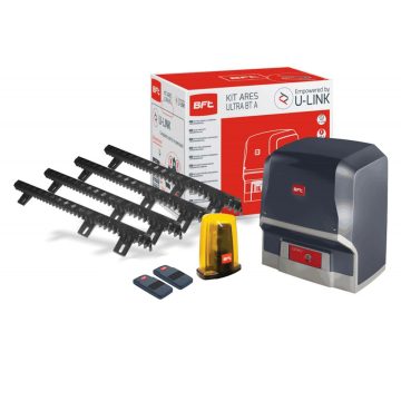 Kit automatizare porti culisante BFT ARES 1000, 1000 Kg, 24 V, limitator magnetic, detectie obstacole