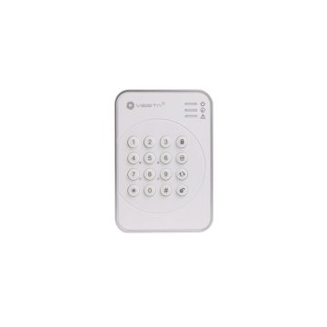Tastatura wireless Vesta KP-23B, 16 taste iluminate, grad 2