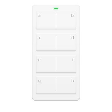 Mini telecomanda wireless cu 8 canale smart home INSTEON 2342-422, 15m