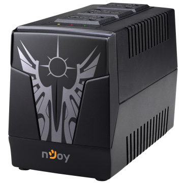Stabilizator de tensiune cu 3 prize nJoy Paladin 1000 PWAV-10003PL-AZ01B, 1000 VA/ 500 W