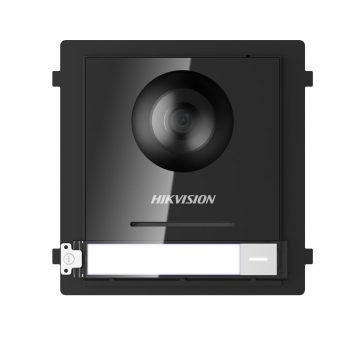 Videointerfon exterior modular Hikvision DS-KD8003-IME1/EU, 2 MP, PoE, IR, 2000 utilizatori, ingropat/aparent