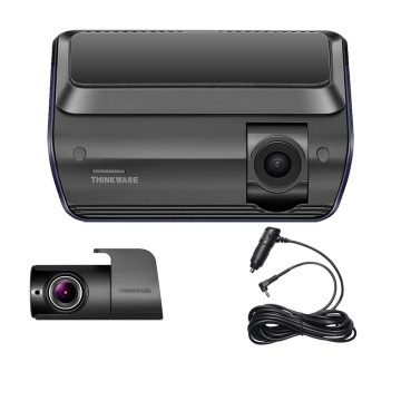 Camera auto fata/spate cu DVR Thinkware Q1000, 4 MP, GPS Logger, WiFi, LDWS, FCWS, FVDW, card 32 GB + incarcator auto
