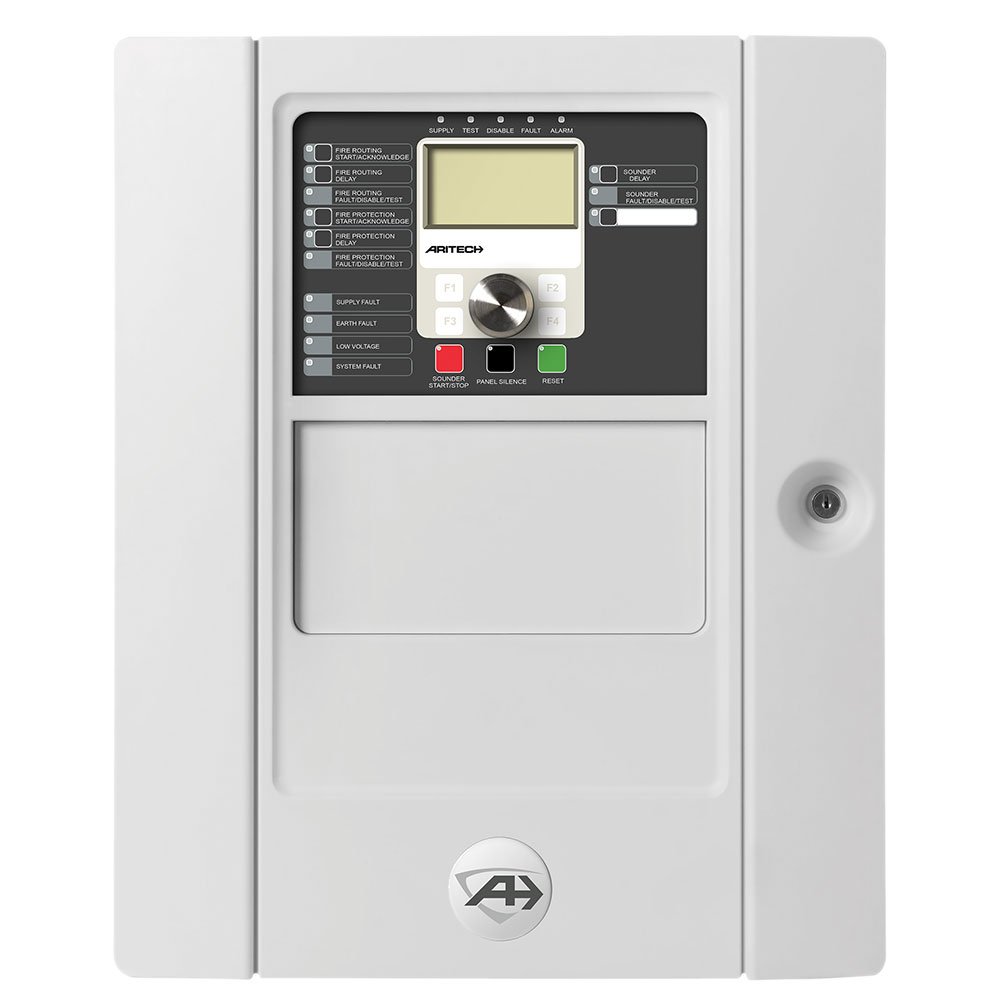 Centrala de incendiu adresabila UTC Fire&Security 2X-F2-FB2-PRT-45, 2 bucle, 9999 evenimente, 40 zone