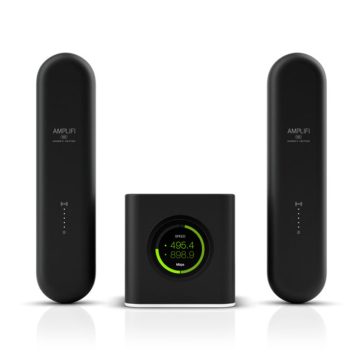 Router wireless Gaming Dual Band Gigabit AmpliFi Mesh HD Ubiquiti AFI-G, 450 Mbps/1300 Mbps, 2.4/5.0 GHz, 5 porturi, ecran tactil