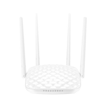 Router wireless Tenda FH456, 1 port WAN, 3 porturi LAN, 2.4 GHz, 5 dBi, 300 Mbps