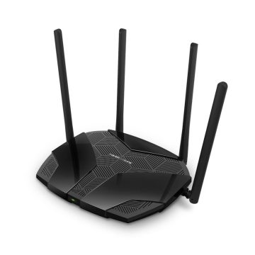Router wireless Dual-Band Mercusys AX3000 MR80X, 2.4-5 GHz, Wi-Fi 6, 3000 Mbps, 4 porturi
