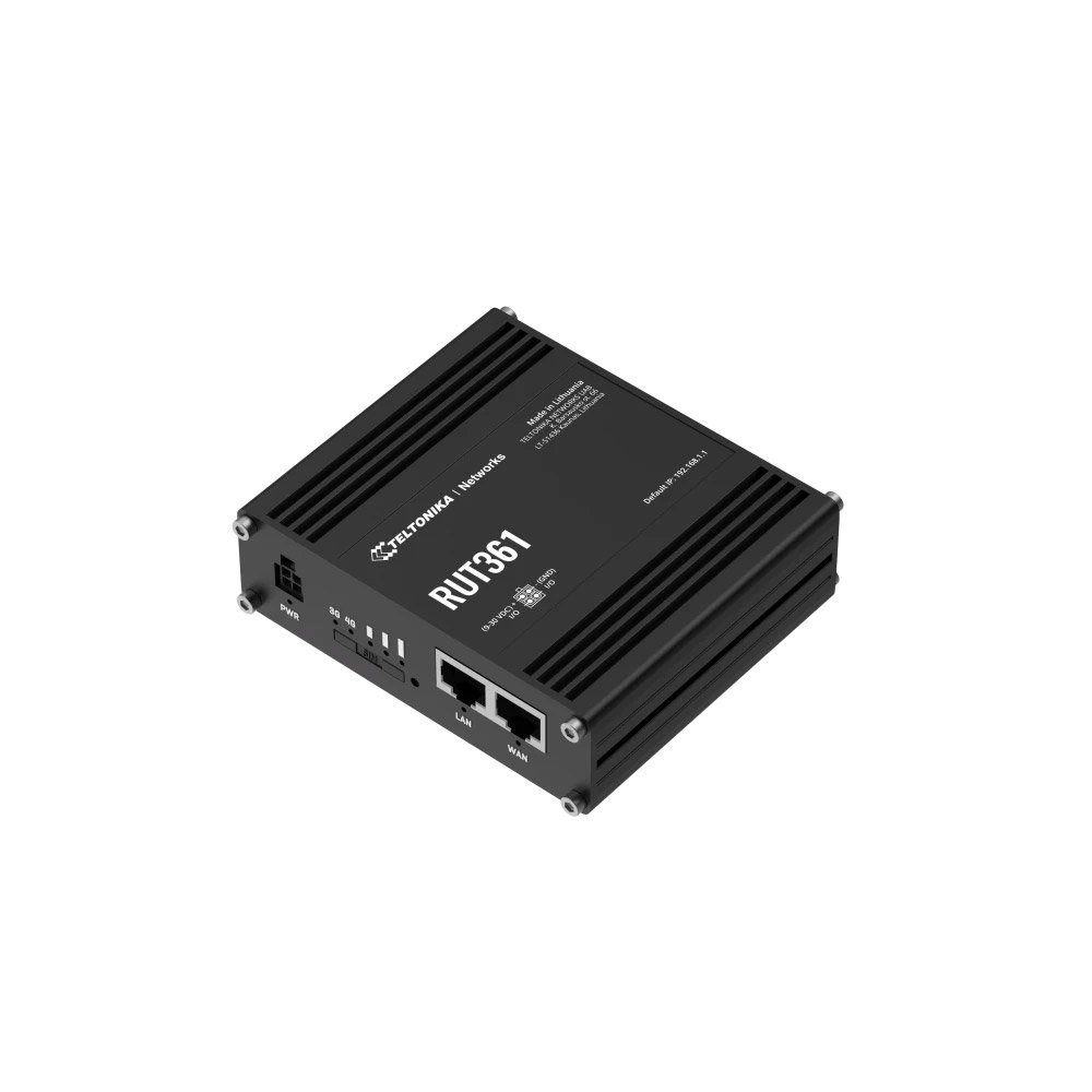 Router industrial 3G/4G LTE Teltonika RUT361, Wi-Fi, 2.4 GHz, 300 Mbps, IoT