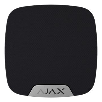 Sirena wireless de interior AJAX HomeSiren BL, 105 dB, RF 2000 m, 5 ani autonomie