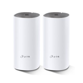 Sistem Mesh Dual Band TP-Link DECO E4 (2-PACK), 2 porturi, 2.4/5.0 GHz, 260 m, 300/867 Mbps