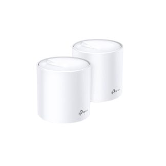 Sistem Mesh Gigabit Dual-Band TP-Link DECO X60(2-PACK), 2 porturi, 2.4/5.0 GHz, 2402 Mbps, 465 M, Wi-Fi6