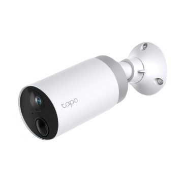 Sistem 2 camere de supraveghere IP exterior cu acumulatori TP-Link Tapo C400S2, Wi-Fi, 2K, 4mm, IR 15m, microfon, difuzor, slot card
