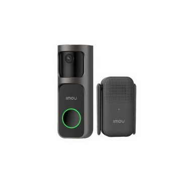 Sonerie video wireless Imou DB-2SP-3T0W/DS2S, 3 MP, 2.3 mm, acumulator 5000 mAh, PIR, IR 5 m, microfon si difuzor