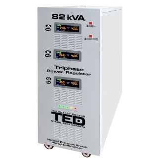Stabilizator de tensiune cu servomotor trifazat-trifazat TED 000224, 82000VA, 64000 W, regleta