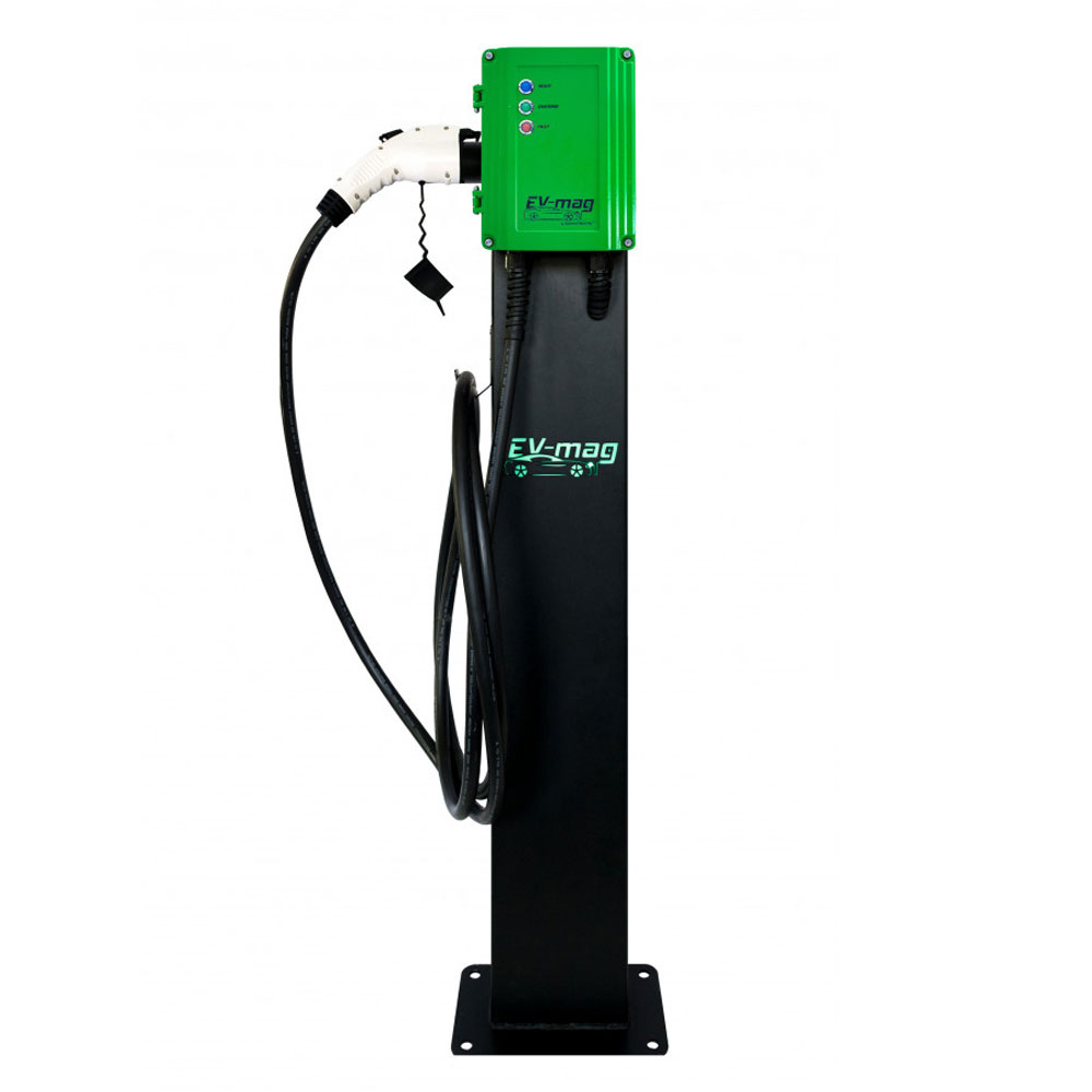 Statie fixa incarcare masini electrice EV-MAG GS103T1GCS, 3.6 kW, type 1, monofazat, montaj pe stativ