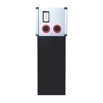 Statie incarcare masini electrice EV-MAG AMPEVO GS344T2G, RFID, ecran 7 inch tactil, 2x22 kW, Type 2, trifazat