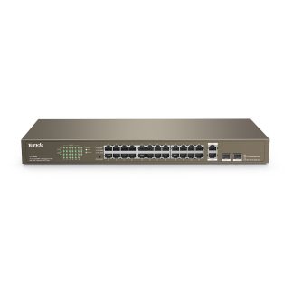 Switch cu 24 porturi Tenda TEF1026F, 8.8 Gbps, 3.87 Mpps, 16.000 MAC, fara management