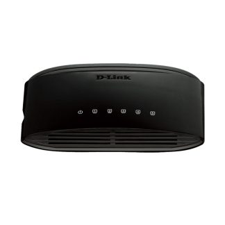 Switch cu 5 porturi D-Link DES-1005D, 1 Gbps, 0.1488 Mpps, 2.000 MAC, fara management