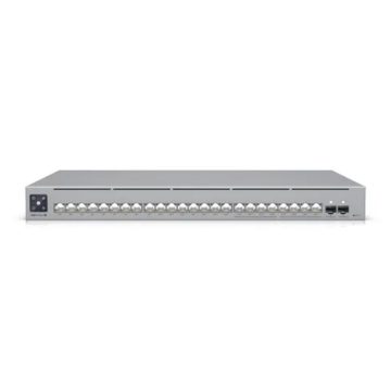 Switch Gigabit cu 24 porturi Ubiquiti UniFi Pro USW-PRO-MAX-24-POE, 88 Gbps, 2 porturi SFP+, 1U, PoE++, rackabil, cu management L3