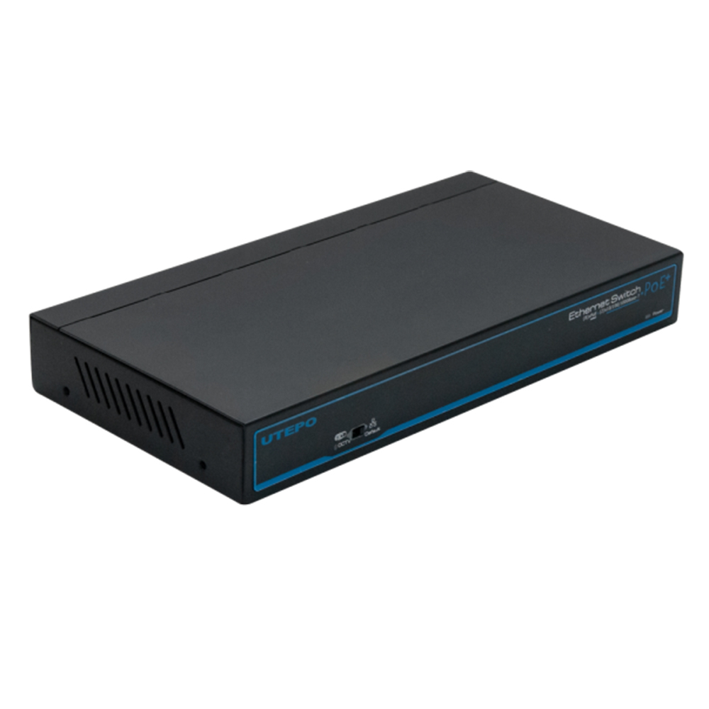 Switch ethernet POE+ Utepo UTP3-SW08-TP120-A1, 8+2 porturi, 10/100Mpbs, 120W