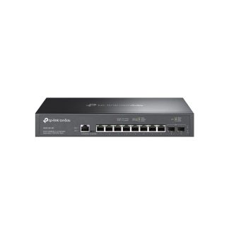 Switch rackabil cu 8 porturi TP-Link SG3210X-M2, 80 Gbps, 59.52 Mpps, Omada, PoE, cu management