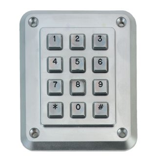 Tastatura LED antivandal UTC ATS1155, intrare/iesire, IP67, otel