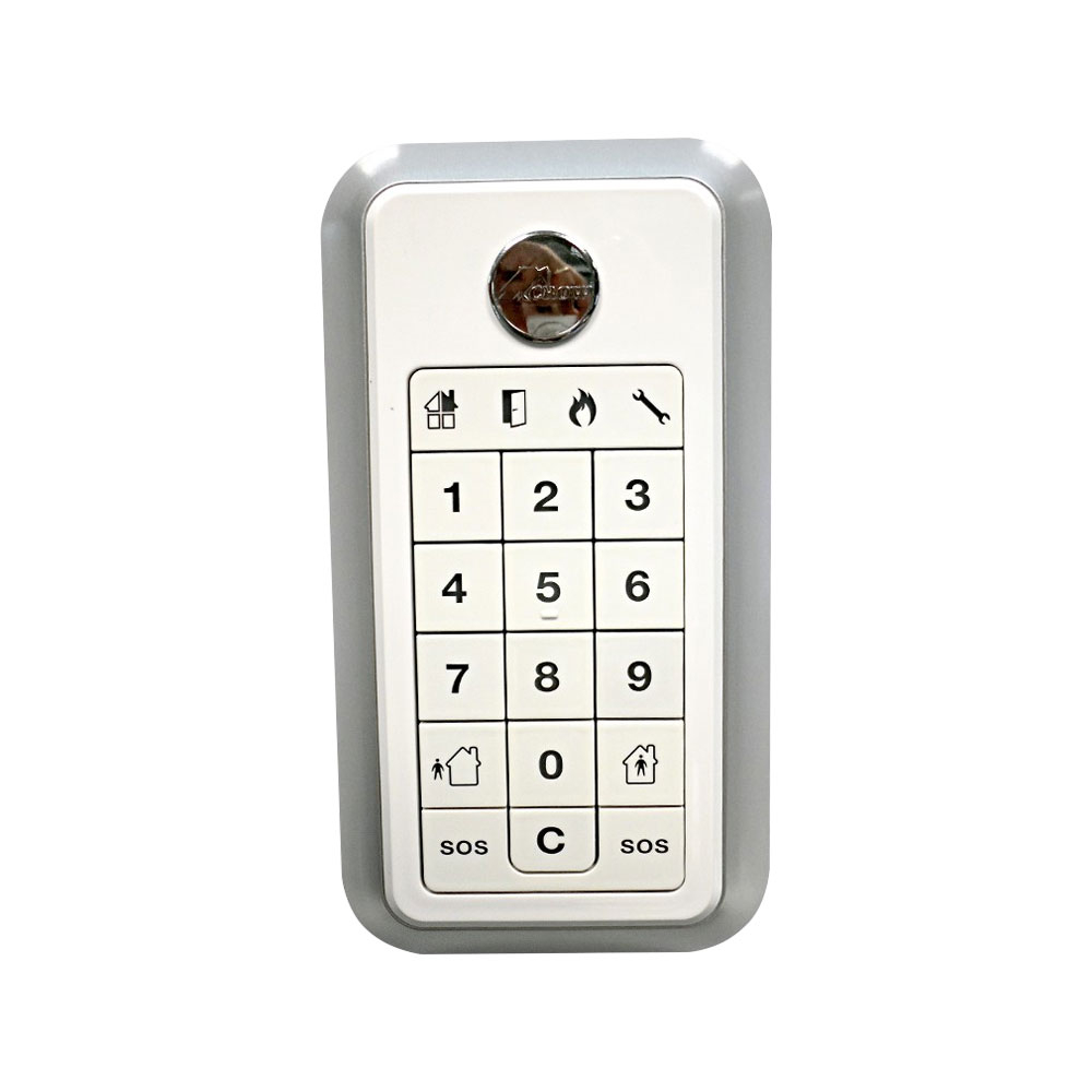 Tastatura LED wireless cu cititor de proximitate RFID Crow FW2-ICON KEYPAD, 8 taguri/coduri, 868 MHz, RF 500 m, autonomie 5 ani