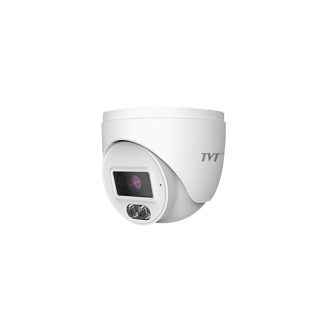 Camera supraveghere IP Dome TVT TD-9540S4L-C(D/PE/AW1), 4 MP, 3.6 mm, IR 30 m, lumina alba 20 m, microfon, PoE