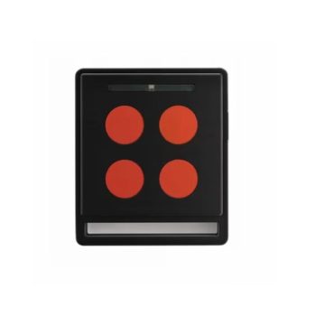 Telecomanda porti si usi de garaj Nice Home ECCO5BO, 4 canale, 433.92 MHz, negru-portocaliu